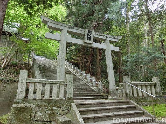 八幡神社６　階段と鳥居